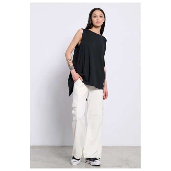 Bodytalk Γυναικείο παντελόνι φόρμας High-Waisted Cargo Pants